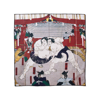 相撲絵 天覧相撲 ハンカチーフ – HIPSHOP