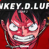 【予約:9/26〜順次発送】＜ONE PIECE＞ No.160 MONKEY.D.LUFFY GEAR2/モンキー・D・ルフィ ギア2 アンダーパンツ メンズ/レディース/ユニセックス ポリエステルタイプ ボクサーパンツ