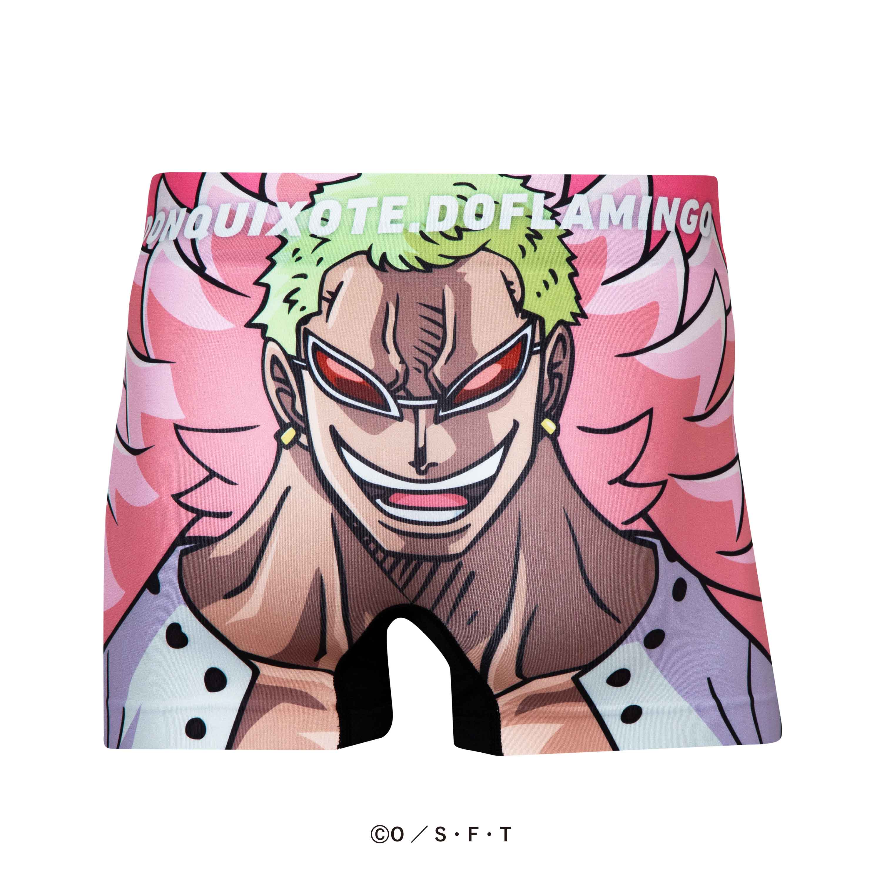 ONE PIECE＞No.070 DONQUIXOTE.DOFLAMINGO/ドンキホーテ・ドフラミンゴ ワンピース アンダーパンツ  メンズ/レディース/ユニセックス ポリエステルタイプ ボクサーパンツ HIPSHOP ヒップショップ