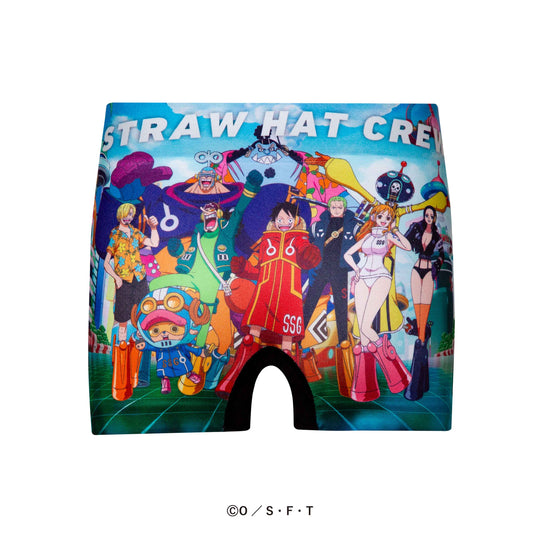 ＜ONE PIECE＞ KIDS No.026 STRAW HAT CREW/麦わらの一味 アンダーパンツ キッズ ポリエステルタイプ ボクサーパンツ