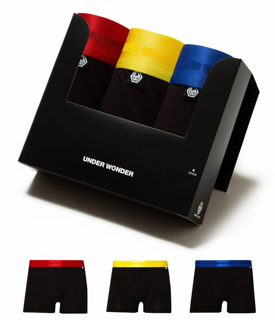 ＜UNDER WONDER＞ギフトボクサーパンツ メンズ 3枚セット