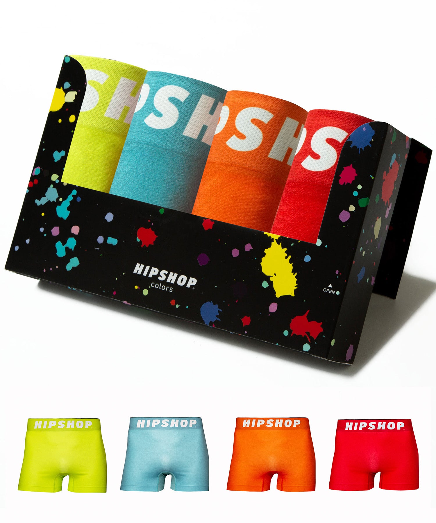 HIPSHOP COLORS BOX/ボクサーパンツ 4点セット アンダーパンツ