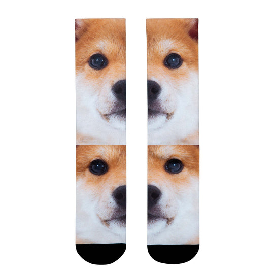 SHIBA/柴犬 ソックス クルー丈 靴下 26-28cm