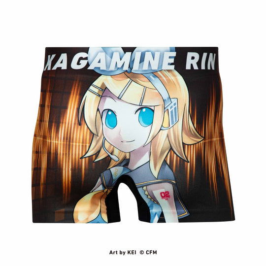 ＜ピアプロキャラクターズ＞KAGAMINE RIN/鏡音リン アンダーパンツ メンズ/レディース/ユニセックス ポリエステルタイプ ボクサーパンツ