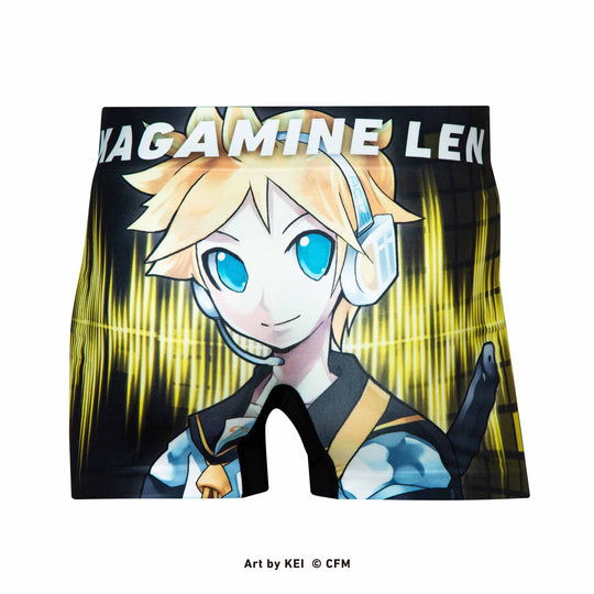 ＜ピアプロキャラクターズ＞KAGAMINE LEN/鏡音レン アンダーパンツ メンズ/レディース/ユニセックス ポリエステルタイプ ボクサーパンツ