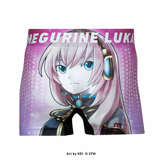 ＜ピアプロキャラクターズ＞MEGURINE LUKA/巡音ルカ アンダーパンツ メンズ/レディース/ユニセックス ポリエステルタイプ ボクサーパンツ