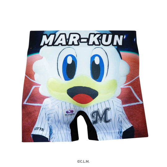 ＜セ・リーグ＆パ・リーグ＞MARINES/千葉ロッテマリーンズ(実写) アンダーパンツ メンズ/レディース/ユニセックス ポリエステルタイプ ボクサーパンツ