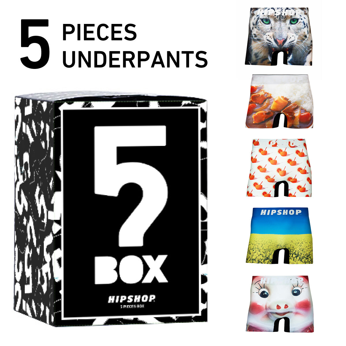 ボクサーパンツ 5枚セット 5 PIECES BOX/アンダーパンツ5点入りBOX セット ボクサーパンツ