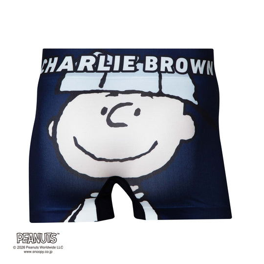 ＜PEANUTS＞BASEBALL CHARLIE BROWN/ベースボール チャーリー・ブラウン アンダーパンツ メンズ/レディース/ユニセックス ポリエステルタイプ ボクサーパンツ