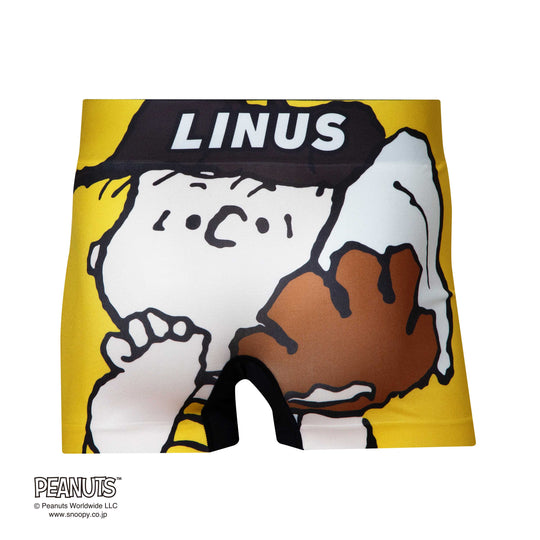 ＜PEANUTS＞BASEBALL LINUS/ベースボール ライナス アンダーパンツ メンズ/レディース/ユニセックス ポリエステルタイプ ボクサーパンツ