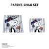 【予約：4月下旬〜順次発送】＜侍ジャパン＞PARENT-CHILD SET SNOOPY/親子セット スヌーピー アンダーパンツ メンズ/レディース/ユニセックス/キッズ ポリエステルタイプ ボクサーパンツ