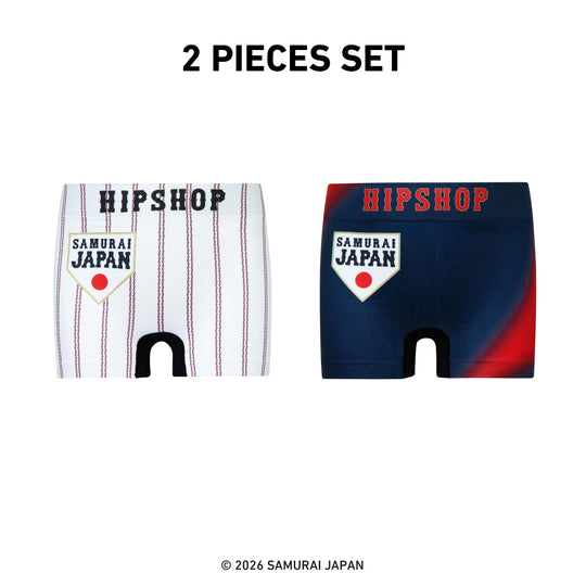 【予約：4月下旬〜順次発送】＜侍ジャパン＞2枚セット HOME&VISITOR/ホーム&ビジター アンダーパンツ キッズ ポリエステルタイプ