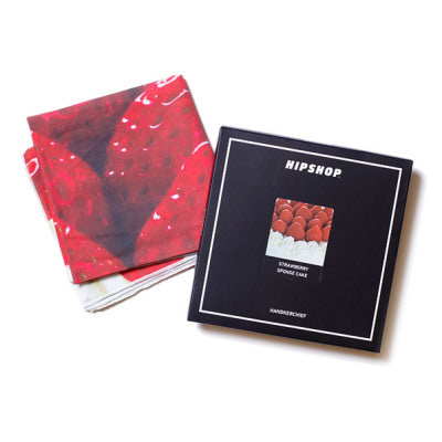 STRAWBERRY SPONGE CAKE/ショートケーキ　ハンカチーフ