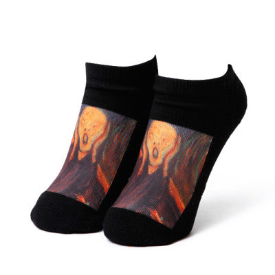 THE SCREAM/叫び　ソックス　レディース　ショート丈