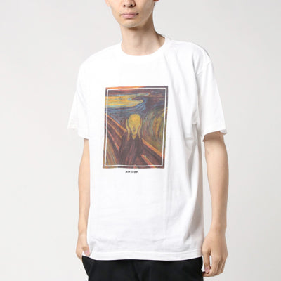 THE SCREAM/叫び Tシャツ 半袖 ホワイト – HIPSHOP