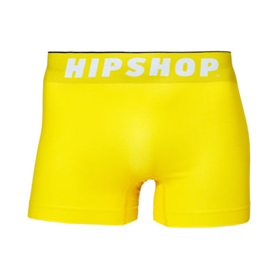 HIPSHOP BASIC-YELLOW/イエロー アンダーパンツ メンズ/レディース/ユニセックス ポリエステル ボクサーパンツ
