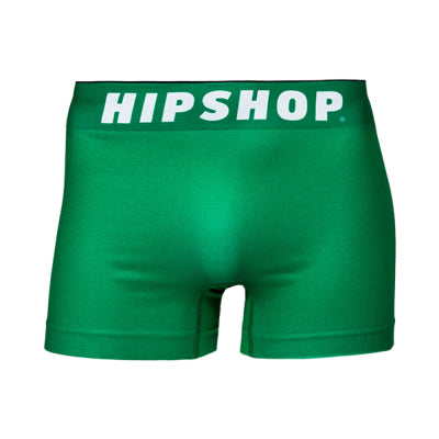 HIPSHOP BASIC-GREEN/グリーン アンダーパンツ メンズ/レディース/ユニセックス ポリエステル ボクサーパンツ