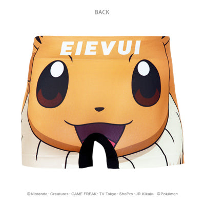 ＜ポケモン＞EIEVUI/イーブイ アンダーパンツ メンズ/レディース/ユニセックス ポリエステル ボクサーパンツ
