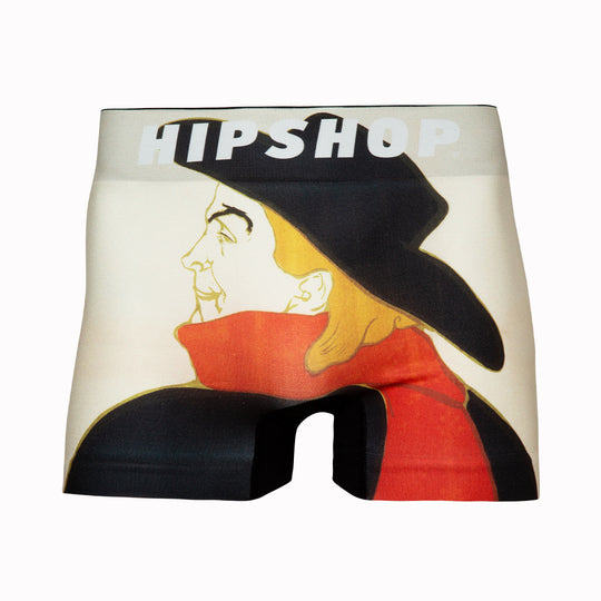 ARISTIDE BRUANT IN HIS CABARET.1893/アリスティド・ブリュアン、キャバレーにて アンダーパンツ メンズ/レディース/ユニセックス ポリエステル ボクサーパンツ