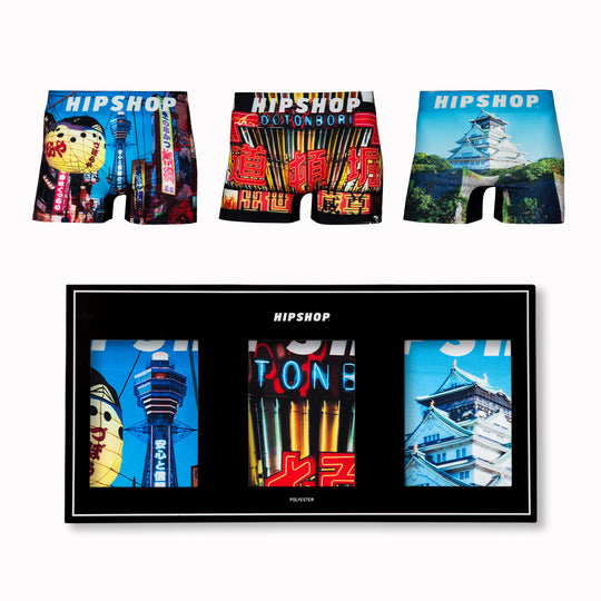 3P OSAKA SET 2/3P 大阪セット2 アンダーパンツ メンズ/レディース/ユニセックス ポリエステル ボクサーパンツ